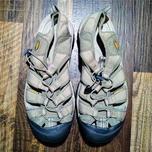 Men’s 11 Keen Newport H2 Sport Sandals Fisherman Quick Fit Sandals Green - Picture 5 of 5